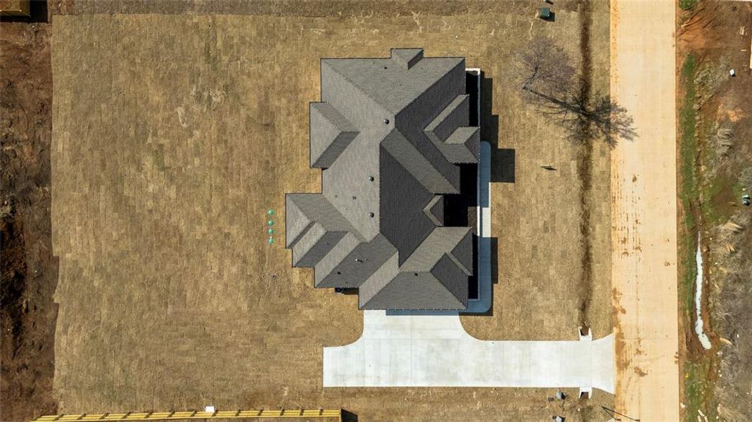 Aerial view of property and surrounding area Aerial view of property and surrounding area