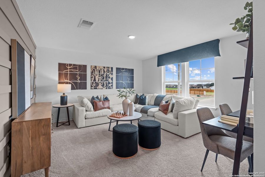Furnished interior view inside a new home in Corley Farms, Boerne (Image 22).