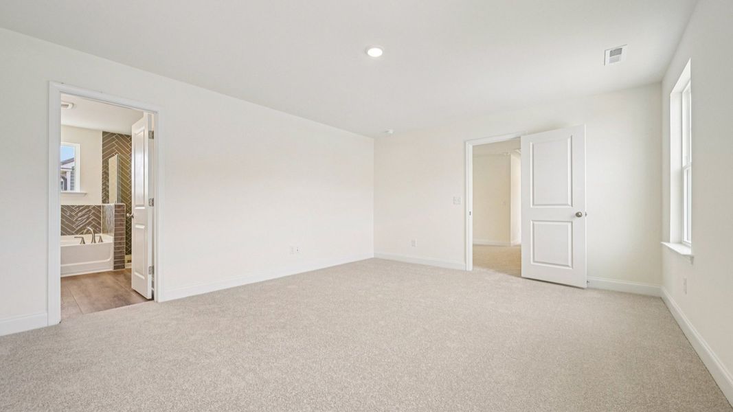 Representative furnished interior of a home built from the Juniper by DRB Homes in Sidney Creek Single Family, Zebulon (Image 38). Representative furnished interior of a home built from the Juniper by DRB Homes in Sidney Creek Single Family, Zebulon (Image 38).