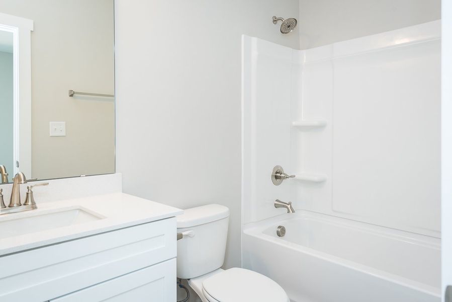 Representative furnished interior of a home built from the Camden A by Foundation Home Builders LLC in Pinnix Loop, Burlington (Image 8).