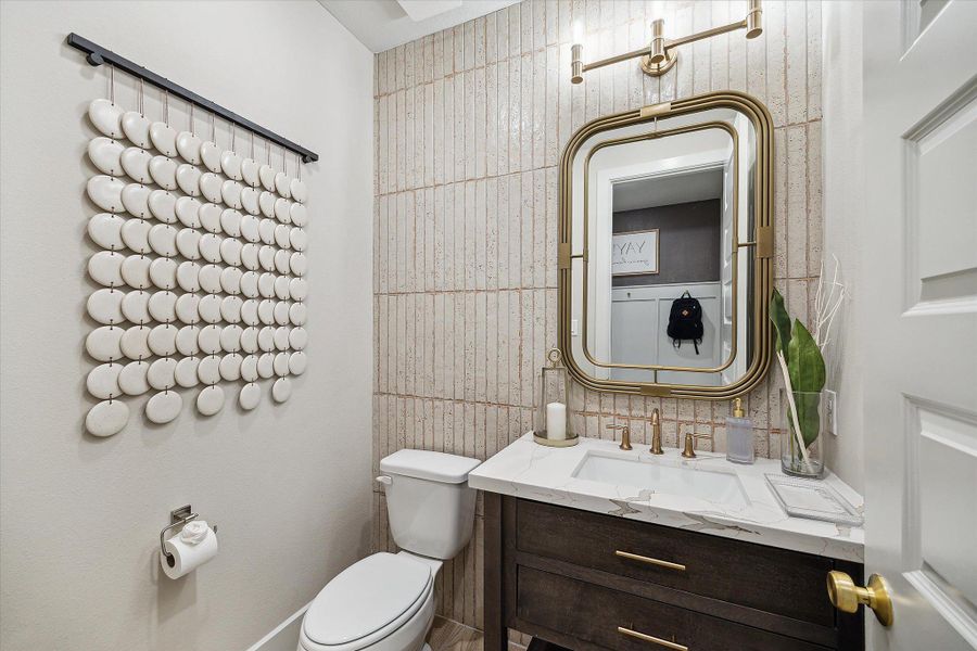 Representative furnished interior of a home built from the The Collins by Westin Homes in Flora, Hutto (Image 14).