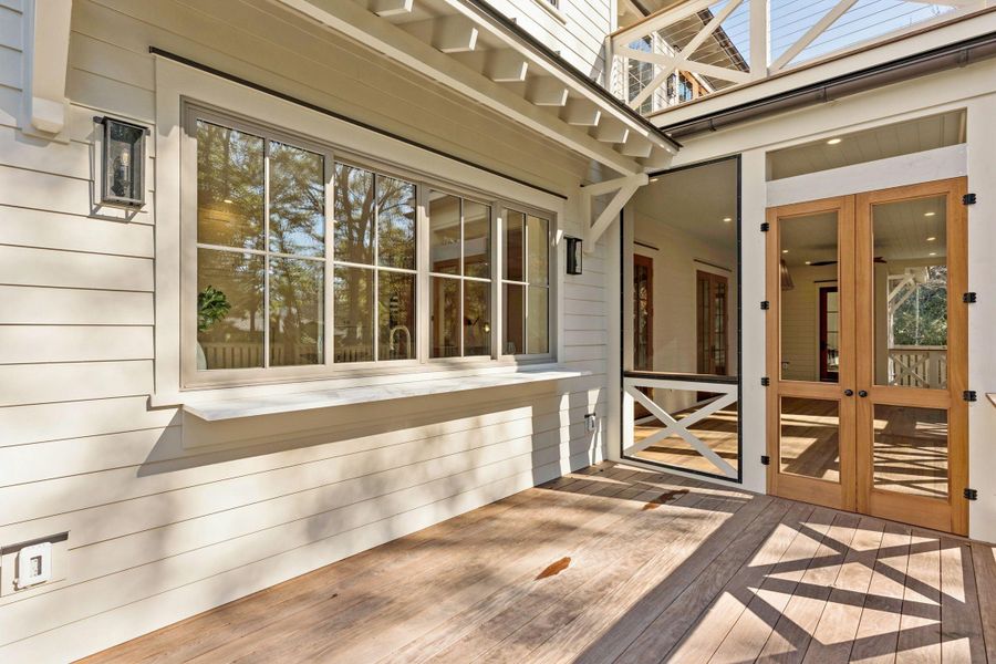Exterior details and patio area of a home in , Mount Pleasant (Image 46). Exterior details and patio area of a home in , Mount Pleasant (Image 46).