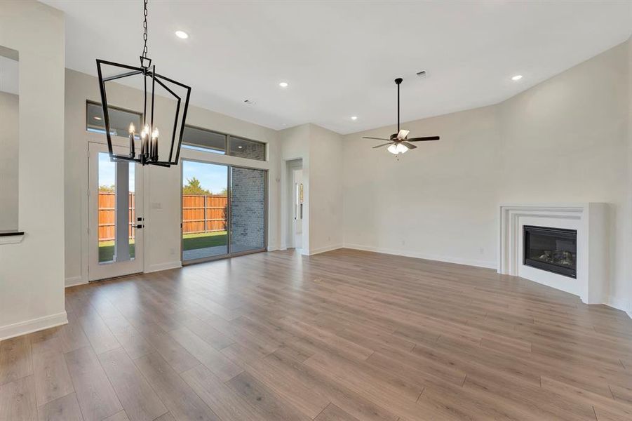 Spacious, unfurnished interior of a new home in South Pointe Cottage Series, Mansfield (Image 22). Spacious, unfurnished interior of a new home in South Pointe Cottage Series, Mansfield (Image 22).
