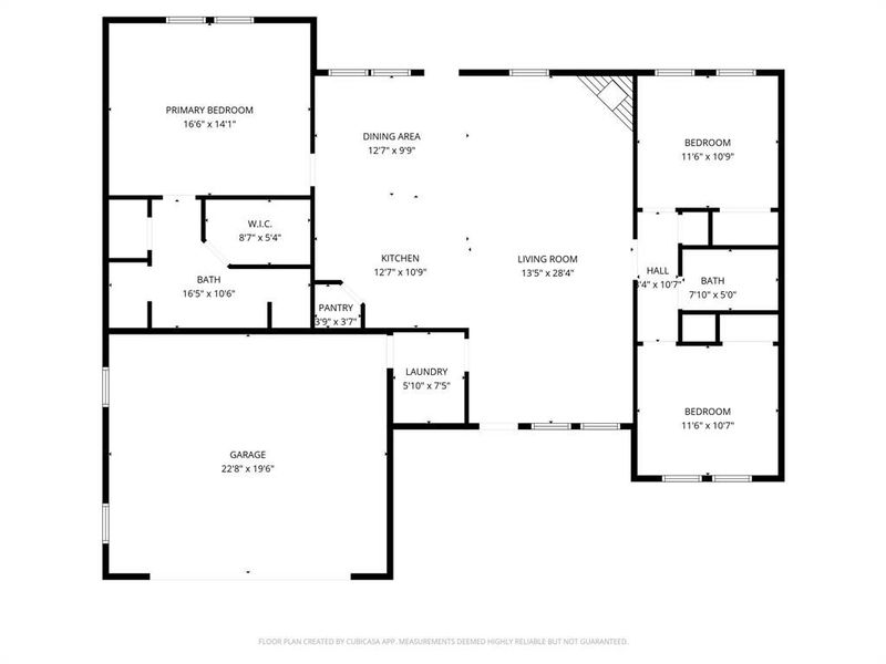 2D floor plan layout of this home in , Ector, TX (Image 5).