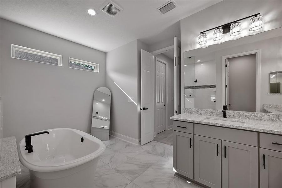 Furnished interior view inside a new home in , Green Cove Springs (Image 39).