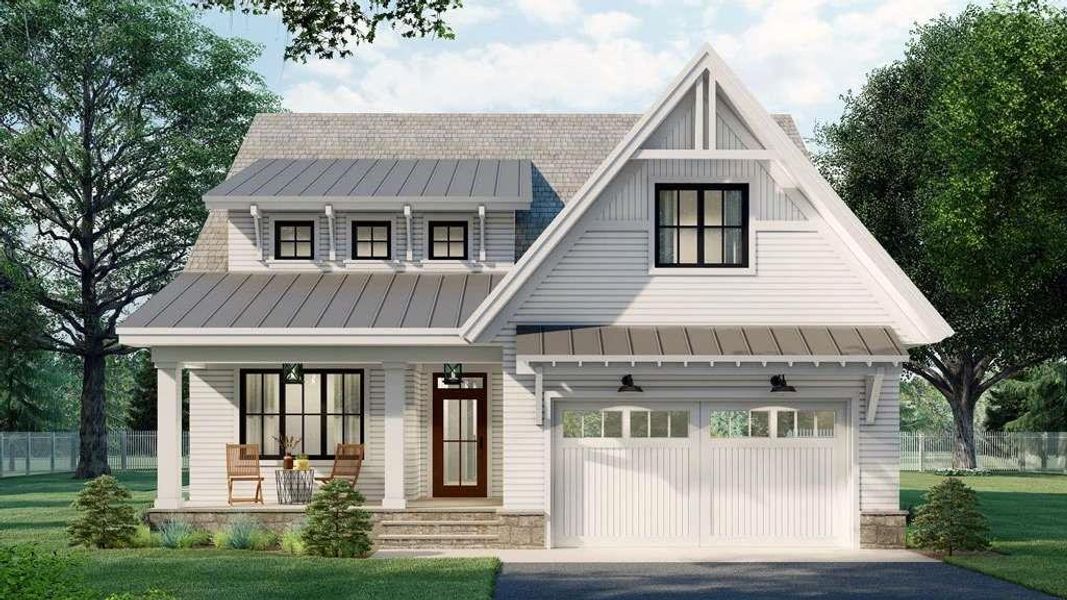 Front exterior of a new home in , Waco, GA, highlighting curb appeal (Image 19).