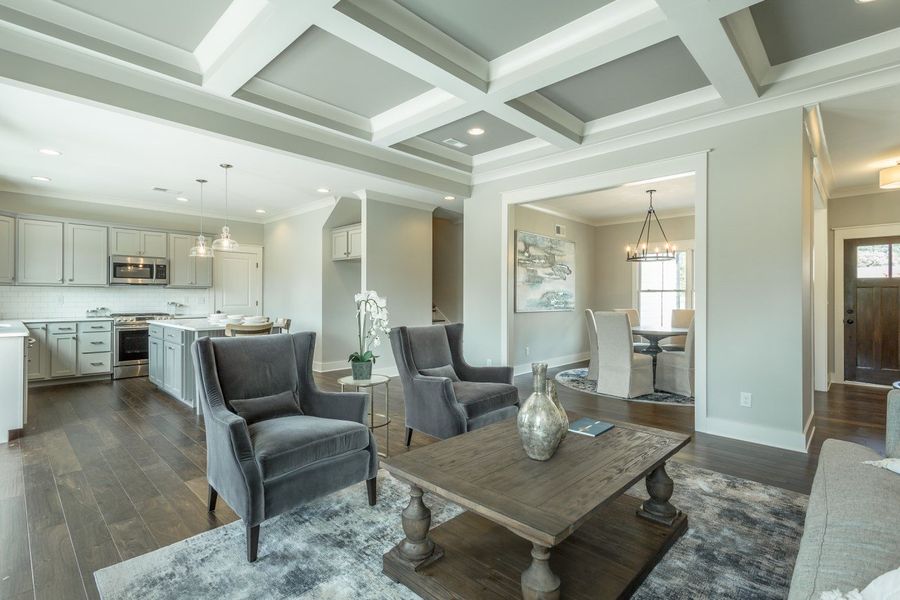 Representative furnished interior of a home built from the Candlebrook A by Riverstone Construction, LLC in Pine Ridge, Soddy-Daisy (Image 7).