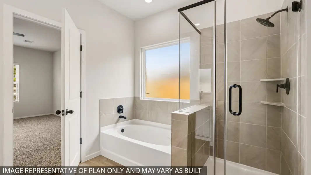 Furnished interior view inside a new home in Cypress Green, Tomball (Image 8).