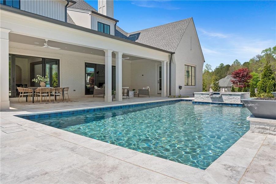 Exterior details and patio area of a home in , Milton (Image 20).
