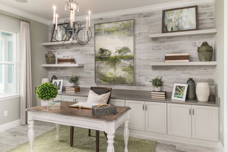 Representative furnished interior of a home built from the Amelia by Taylor Morrison in Tiburon, Nokomis (Image 5).