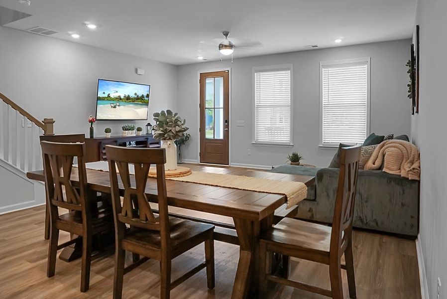 Furnished interior view inside a new home in , Summerville (Image 8).
