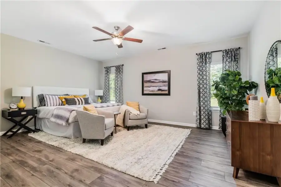 Furnished interior view inside a new home in Sagebrook, Powder Springs (Image 5).