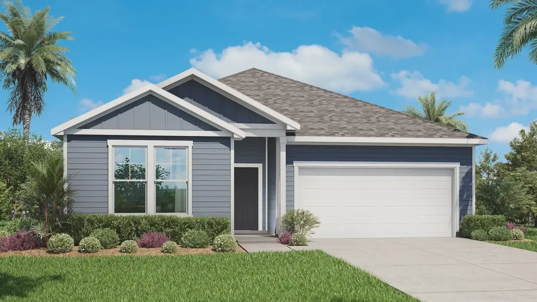 Front exterior of a home in the Palm Coast community, located in Palm Coast, FL (Image 2).