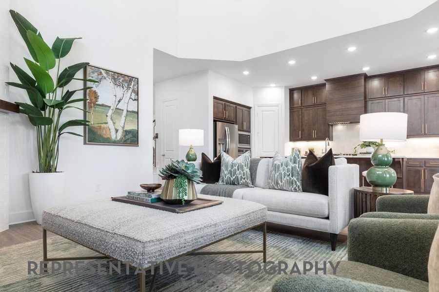 Furnished interior view inside a new home in Parkside On The River, Georgetown (Image 29).