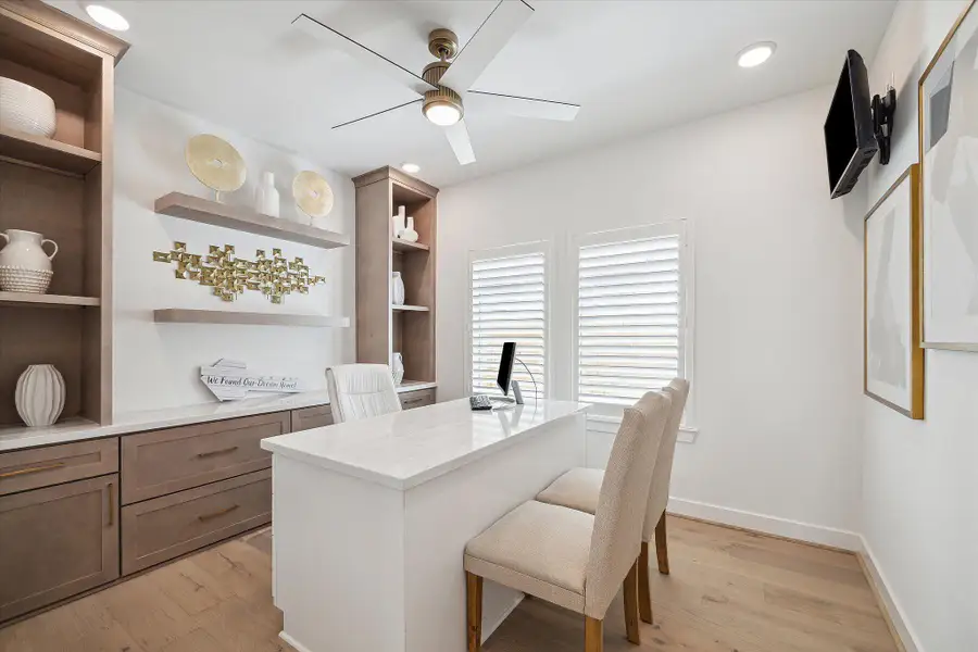 Furnished interior view inside a new home in The Trails, New Caney (Image 4).