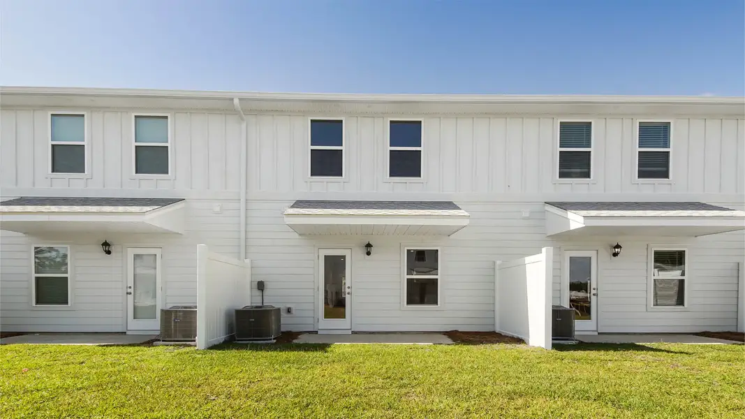 Exterior details and patio area of a home in Bayside at Ward Creek, Panama City Beach (Image 20).