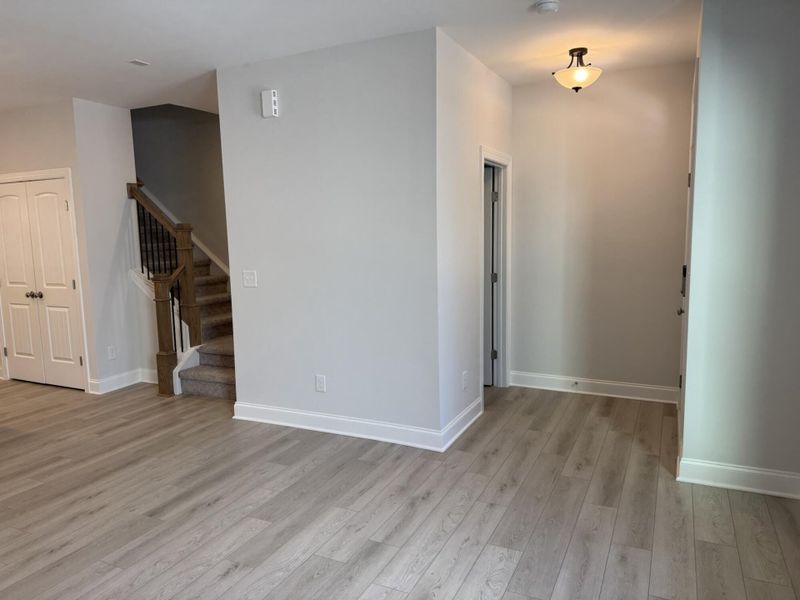 Spacious, unfurnished interior of a new home in Enclave at Traditions Townhomes, Wake Forest (Image 11). Spacious, unfurnished interior of a new home in Enclave at Traditions Townhomes, Wake Forest (Image 11).