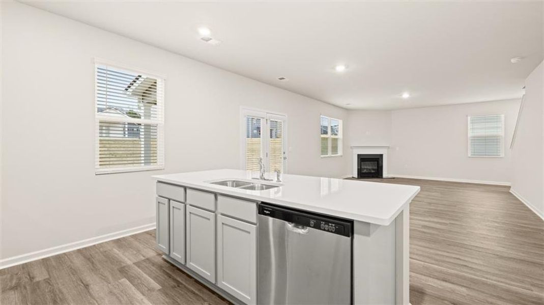 Furnished interior view inside a new home in Preserve at Dove Creek, Statham (Image 8).