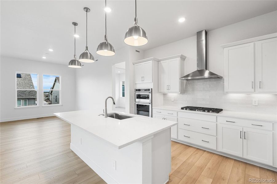 Furnished interior view inside a new home in Hilltop at Inspiration, Aurora (Image 9).