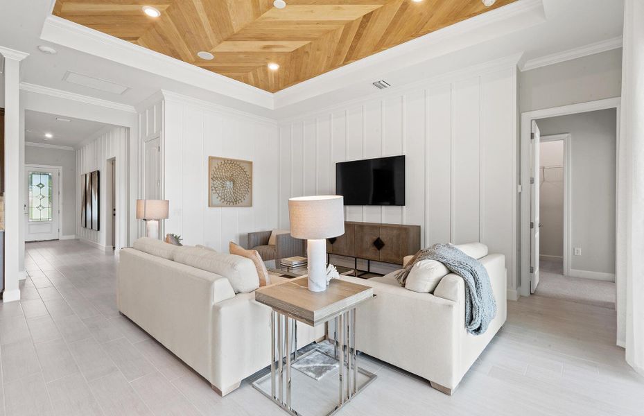 Furnished interior view inside a new home in Harbor Isle, Vero Beach (Image 5).