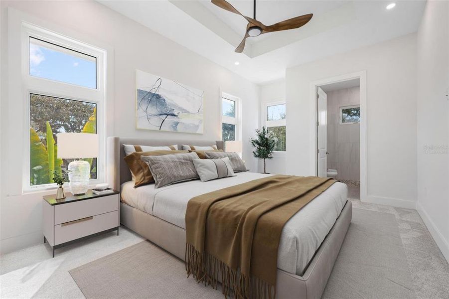 Furnished interior view inside a new home in , Sarasota (Image 13).