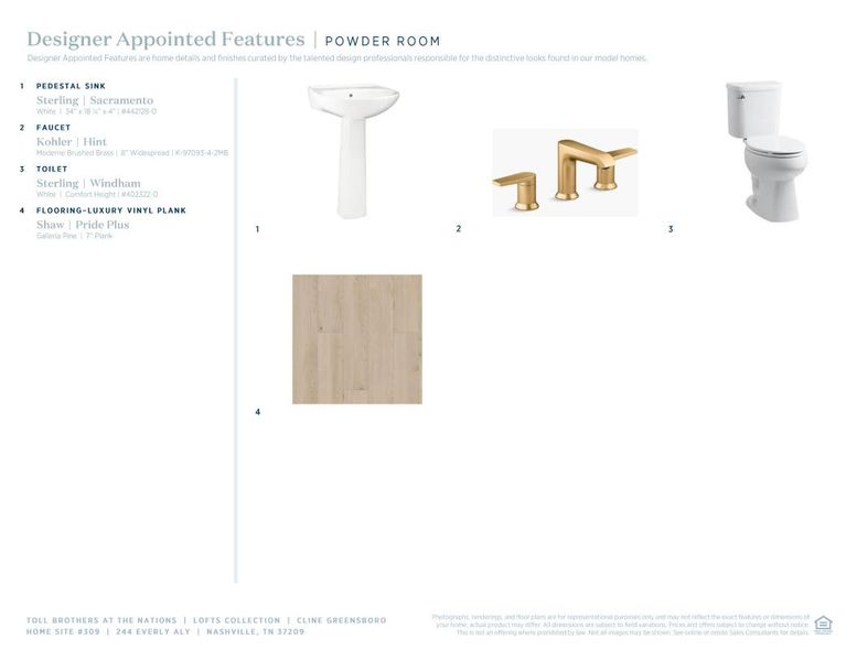 Sample of building materials used in homes in The Nations, Nashville (Image 9).