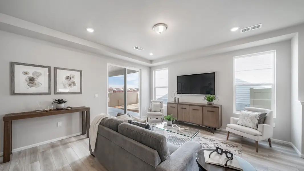 Furnished interior view inside a new home in The Reserve at Green Valley Ranch Aurora, Aurora (Image 7).