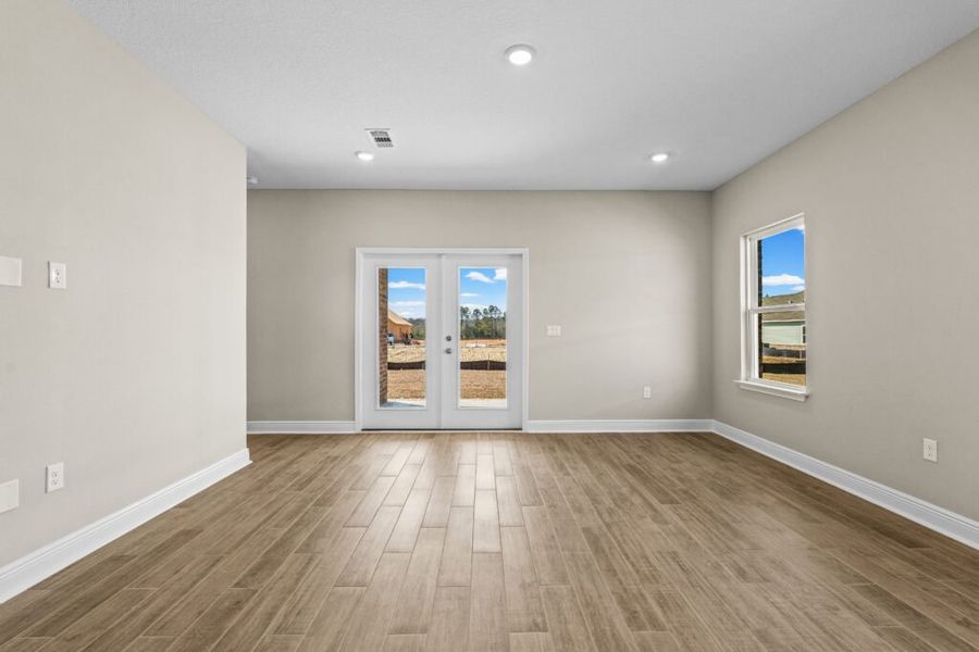 Spacious, unfurnished interior of a new home in Natureview, Freeport (Image 23). Spacious, unfurnished interior of a new home in Natureview, Freeport (Image 23).