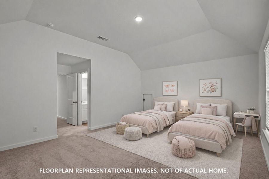 Furnished interior view inside a new home in Miller's Pond, Rosenberg (Image 6).