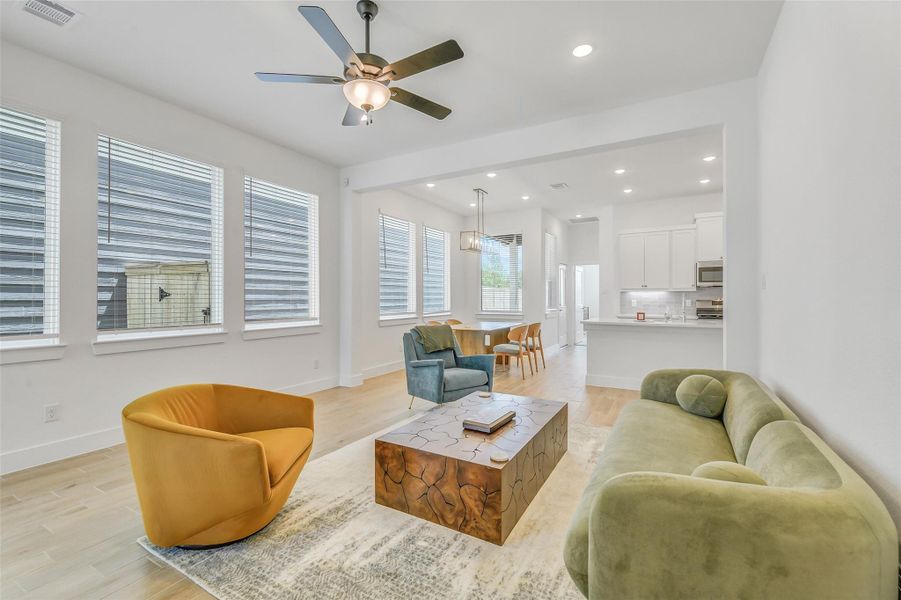 Furnished interior view inside a new home in , Cypress (Image 7).