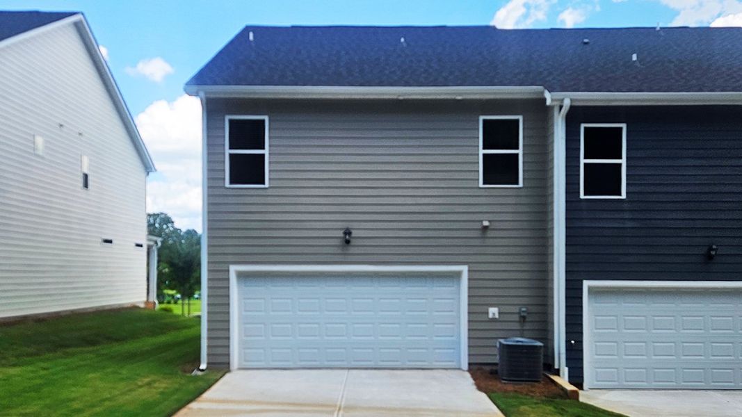 Exterior details and patio area of a home in Brookland Commons, Monroe (Image 3).