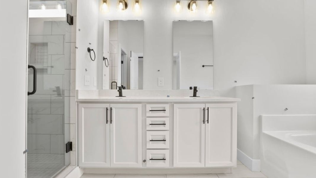 Furnished interior view inside a new home in Arrowood Acres, Enoree (Image 17). Furnished interior view inside a new home in Arrowood Acres, Enoree (Image 17).