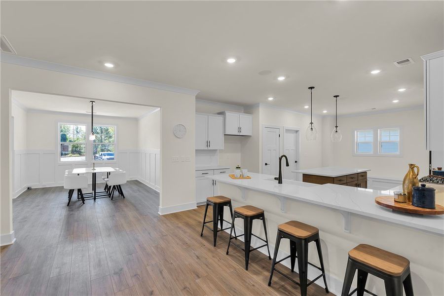 Furnished interior view inside a new home in Edwards Ridge, Central (Image 8).