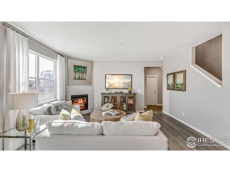 Furnished interior view inside a new home in Tailholt, Severance (Image 7).