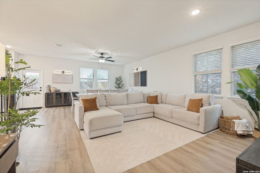 Furnished interior view inside a new home in Horizon Pointe, Converse (Image 15).