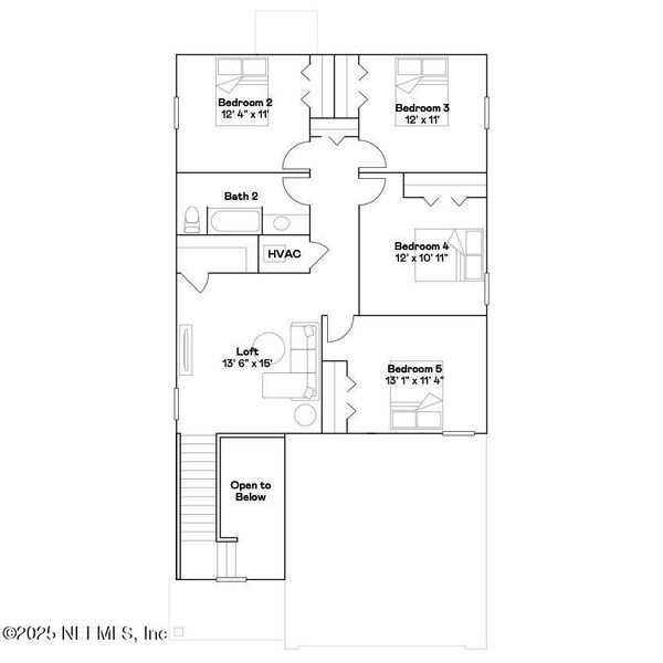 2D floor plan layout of this home in Saddle Oaks: Saddle Oaks 40s, Jacksonville, FL (Image 2). 2D floor plan layout of this home in Saddle Oaks: Saddle Oaks 40s, Jacksonville, FL (Image 2).