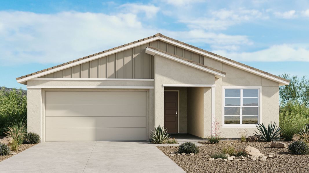 Representative exterior photo of a completed home built from the Essence by Taylor Morrison in Ladera Trails, Peoria, AZ (Image 3).