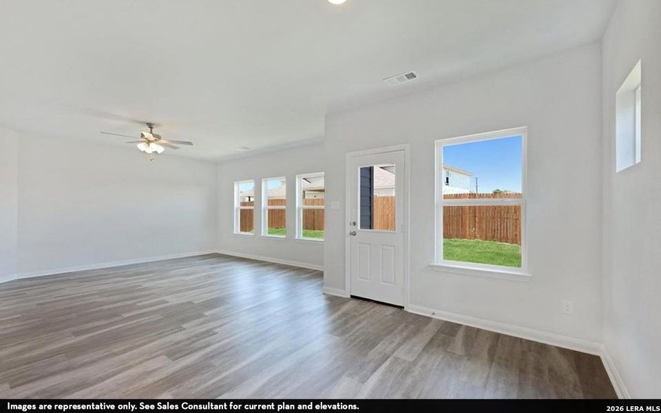 Spacious, unfurnished interior of a new home in Hickory Ridge, Elmendorf (Image 16).