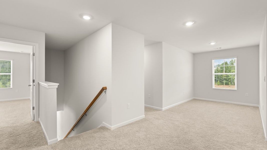 Representative unfurnished interior of a home built from the Green by D.R. Horton in Parkside at Carter Grove, Cartersville (Image 19). Representative unfurnished interior of a home built from the Green by D.R. Horton in Parkside at Carter Grove, Cartersville (Image 19).