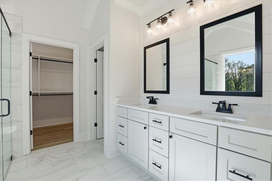 Furnished interior view inside a new home in , Hoschton (Image 11).