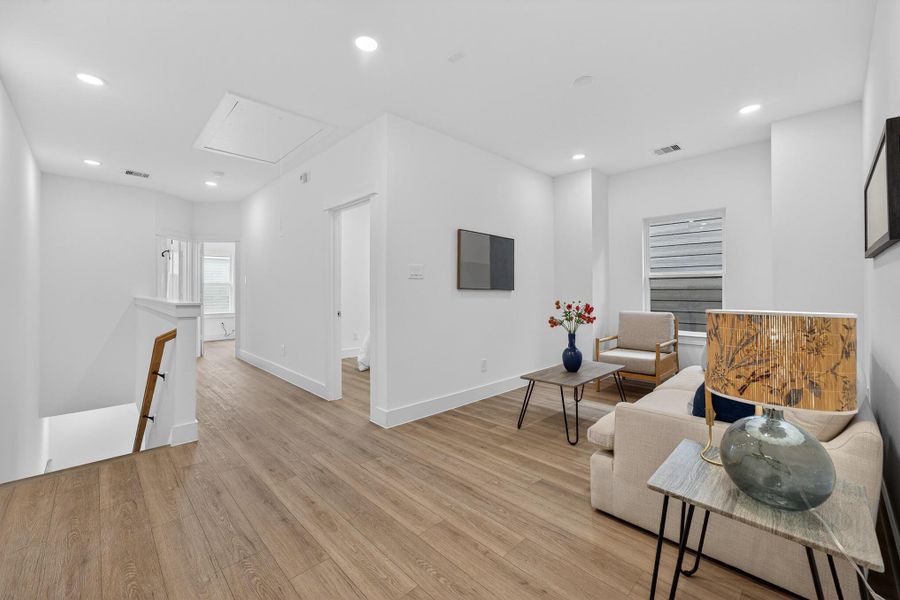 Furnished interior view inside a new home in , Houston (Image 34).