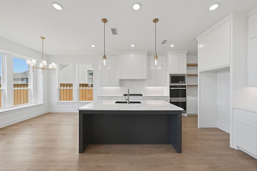 Furnished interior view inside a new home in Furst Ranch, Argyle (Image 9).