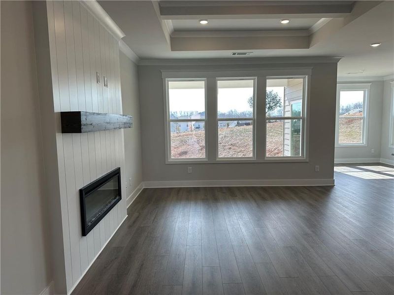 Spacious, unfurnished interior of a new home in Rosewood Lake Preserve, Hoschton (Image 16). Spacious, unfurnished interior of a new home in Rosewood Lake Preserve, Hoschton (Image 16).
