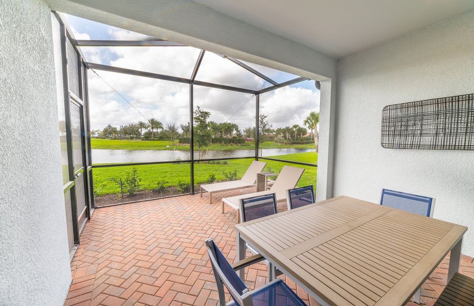 Extended Covered Lanai, Perfect for Entertaining