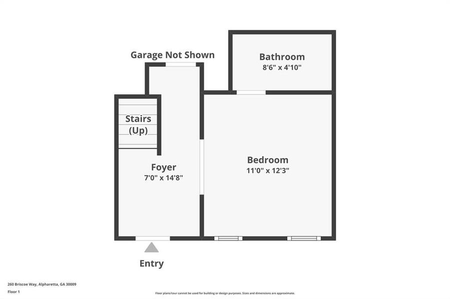 2D floor plan layout of this home in , Alpharetta, GA (Image 7).
