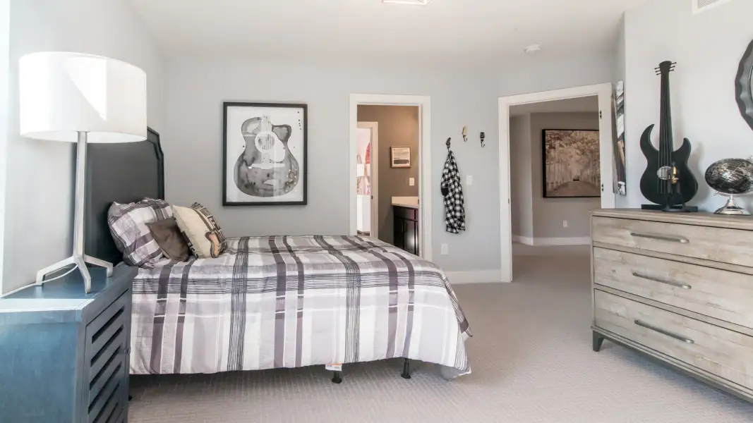 Representative furnished interior of a home built from the The Chesterfield by Norfolk Homes in Offsite Builds Southern Michigan, Ann Arbor (Image 60).
