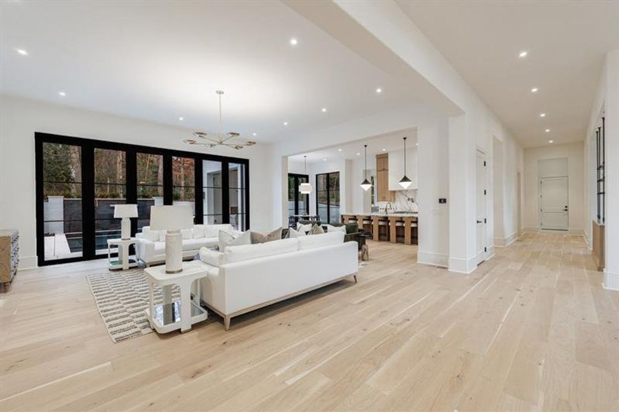 Furnished interior view inside a new home in , Atlanta (Image 68). Furnished interior view inside a new home in , Atlanta (Image 68).