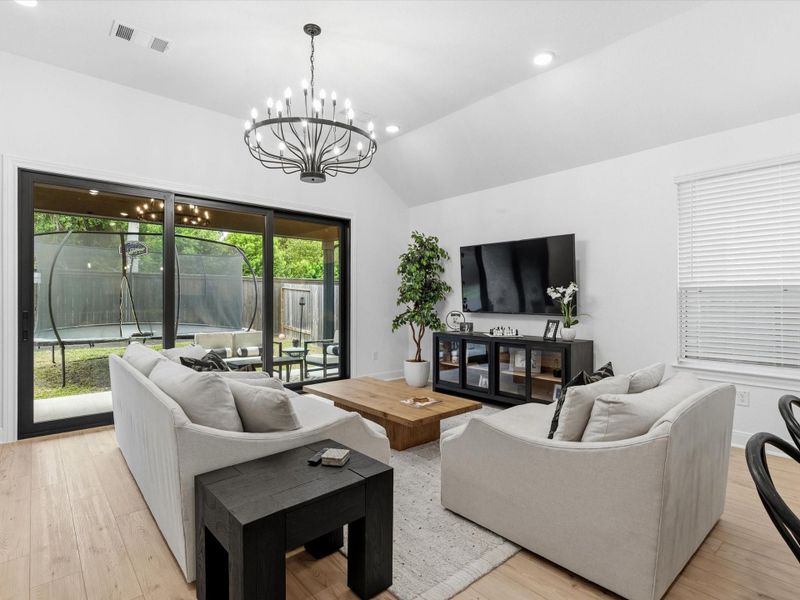 Furnished interior view inside a new home in Ellerden, Tomball (Image 23).