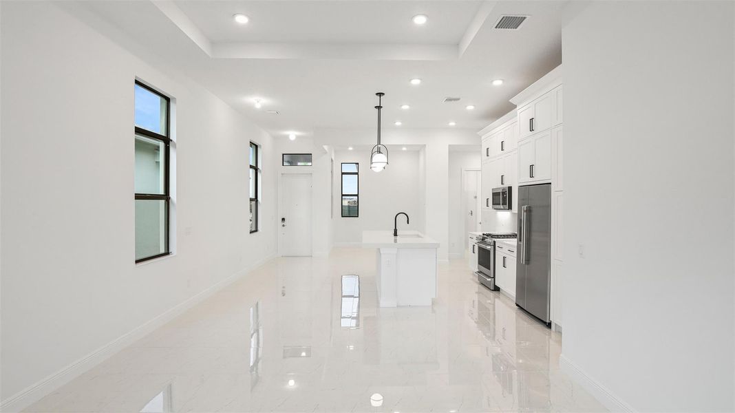 Furnished interior view inside a new home in Cresswind Palm Beach at Westlake, Westlake (Image 19). Furnished interior view inside a new home in Cresswind Palm Beach at Westlake, Westlake (Image 19).