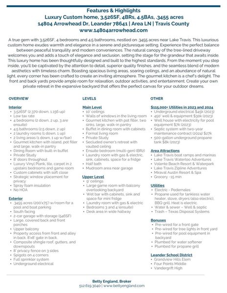 View of miscellaneous listing collateral View of miscellaneous listing collateral